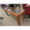 Image 2 : (ID) Oak Soda Table 25" X 50" x 16"