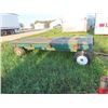 Image 2 : 4 Wheel Flat Deck Trailer w Pockets For Stake Sides 4' x 8'