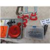 Image 2 : (bc) New 16 Pc Hole Saw Set, Clamp, De Walt Power Drywall Gun, B & D Orbital Sander