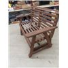 Image 2 : (BC) Gliding Double Wood Yard Rocker 46"W