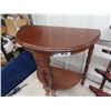 Image 2 : (BC) 1/2 Moon Stand 24" x 24"x 12" & Wall Mount What Not Shelf - 5 Tier 29" x 15" x 6"