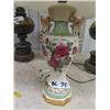Image 2 : (BC) 3 Table Top Lamps, 2 Are Matching Brass 1 Victorian Style