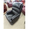Image 2 : (BC) Leather Reclining Lazy Boy - Works But Adjustment of Recliner Sticks