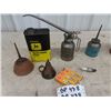 Image 2 : Oil Squirt Cans, JD Oil Can, Nabob Coffee Tin Plus