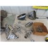 Image 2 : Vintage Auto Parts, Headlights, Door Handles & Various Chrome