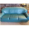 Image 1 : Green Leather Couch