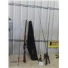 Image 1 : (BC) Cabela's Soft Gun Case, Decoy Gun Display Sword, Fishing Rods & Reels
