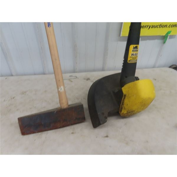 Weed Whacker & Splitting Axe