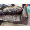 Image 2 : Leather Sectional - 2 Pcs