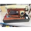 Image 2 : Piedmont Port Elec Sewing Machine & Sewing Basket Full of Accessories