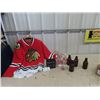 Image 1 : Chicago Blackhawks Jersey, MAC Tool Cabinet Cabient, & Pop Bottles