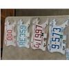 Image 1 : 4 NWT License Plates 1975, 81, 82, & 83