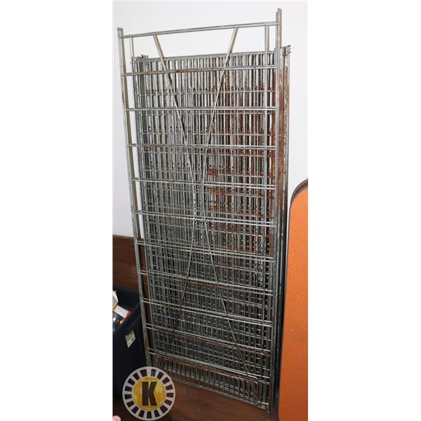 METAL SHELVING UNIT