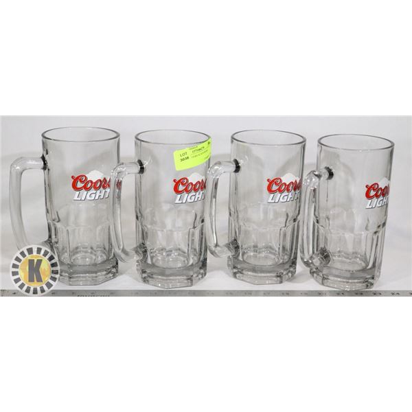 SET OF 4 COORS SCHOONERS