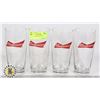 Image 1 : SET OF 4 BUDWEISER PINTS