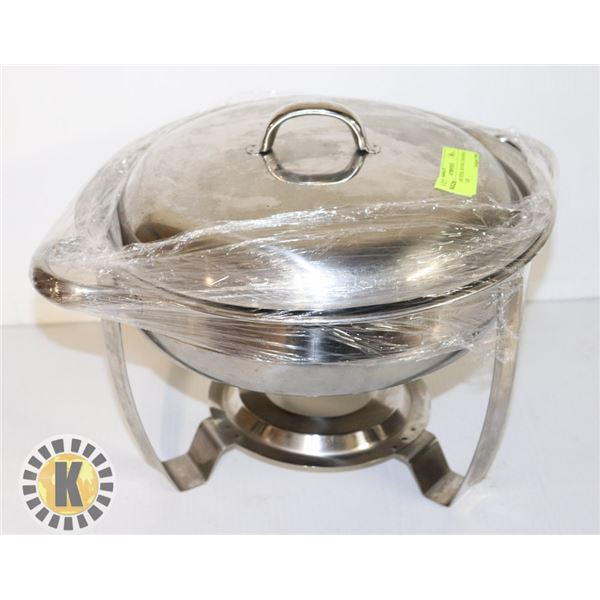 STAINLESS STEEL ROUND CHAFFING DISH /W LID