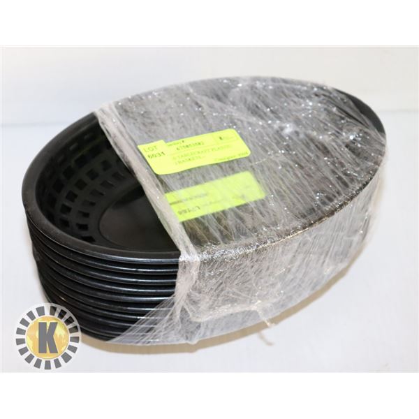 LOT OF 10 TABLECRAFT PLASTIC SERVING BASKETS –