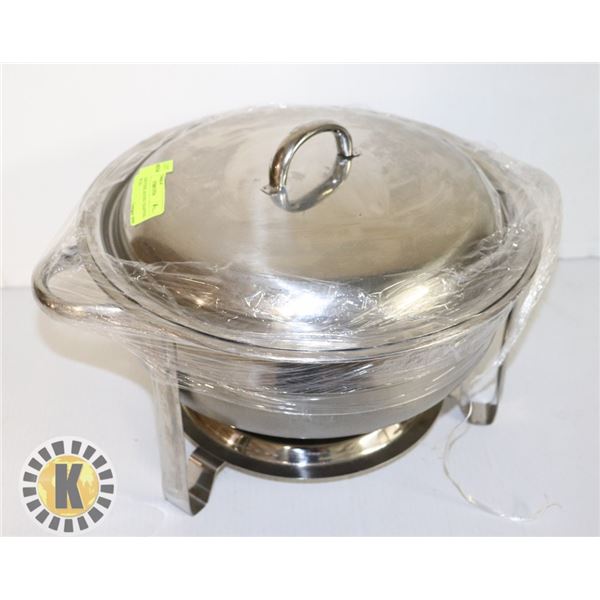 STAINLESS STEEL ROUND CHAFFING DISH /W LID