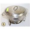 Image 1 : STAINLESS STEEL ROUND CHAFFING DISH /W LID