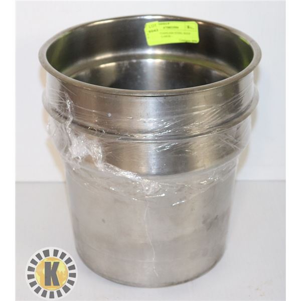 PAIR OF STAINLESS STEEL SOUP INSERTS –LARGE –