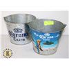 Image 1 : PAIR OF CORONA BEER BUCKET **NEW**