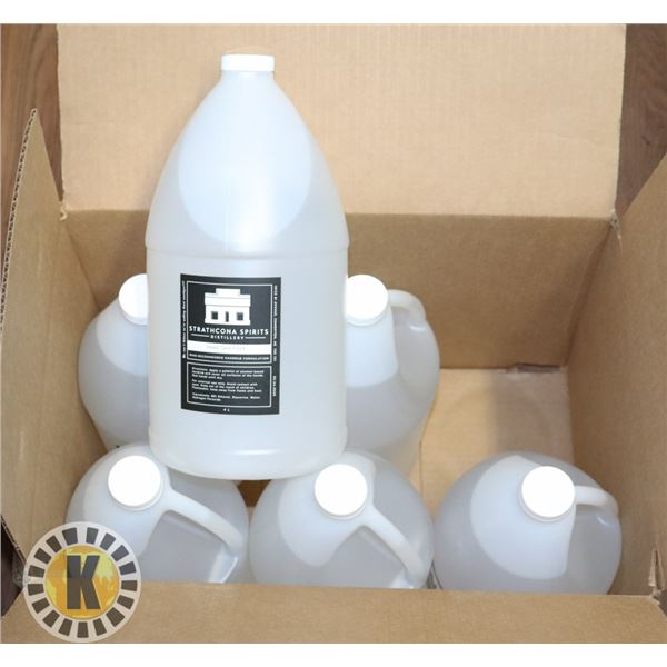 BOX OF STRATHCONA SPIRITS DISTILLERY HAND SANITIZE