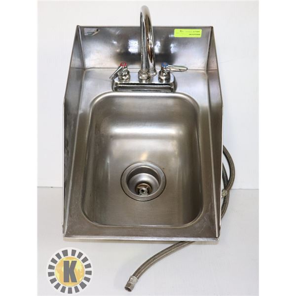 DROP IN HAND SINK /W FAUCET – 13” X 19” X 12”