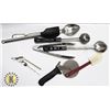 Image 1 : KITCHEN UTENSILS- SPOONS, PIZZA CUTTER, AND MORE