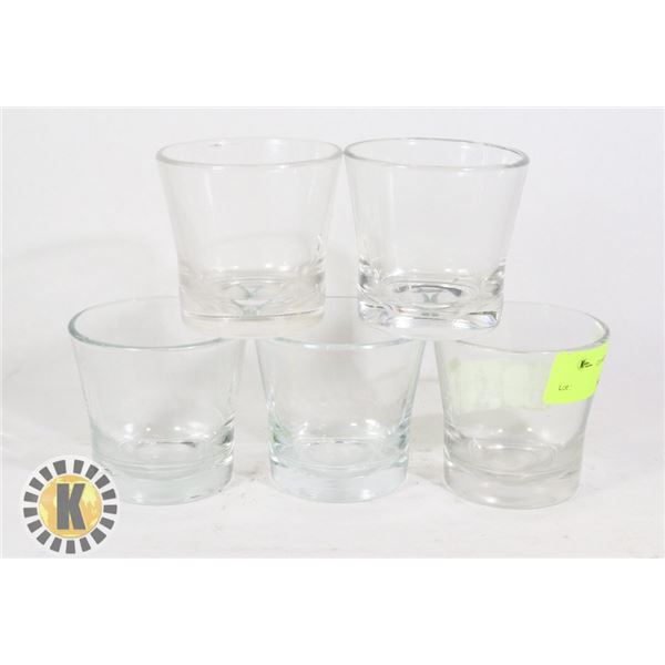 5 RYE TUMBLERS
