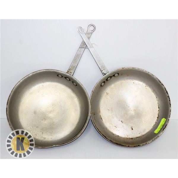PAIR OF 12” FRYING PANS