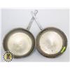Image 1 : PAIR OF 12” FRYING PANS