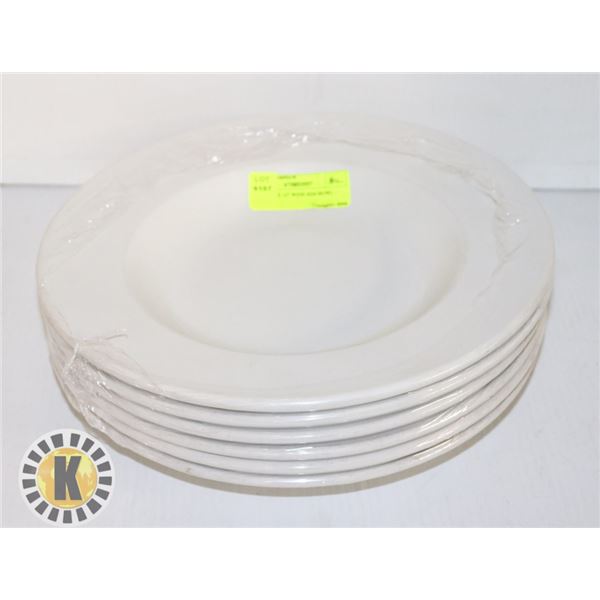 LOT OF 6 X 12” WIDE RIM BOWL – BROWNE