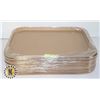 Image 1 : LOT OF 14 CAMTRAY CAFETERIA STYLE TRAYS – LIGHT