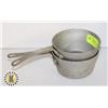 Image 1 : PAIR OF 1 QT SMALL SAUCEPAN