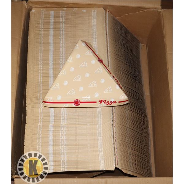 CASE OF PIZZA CLAMSHELL BOX (OPENED)