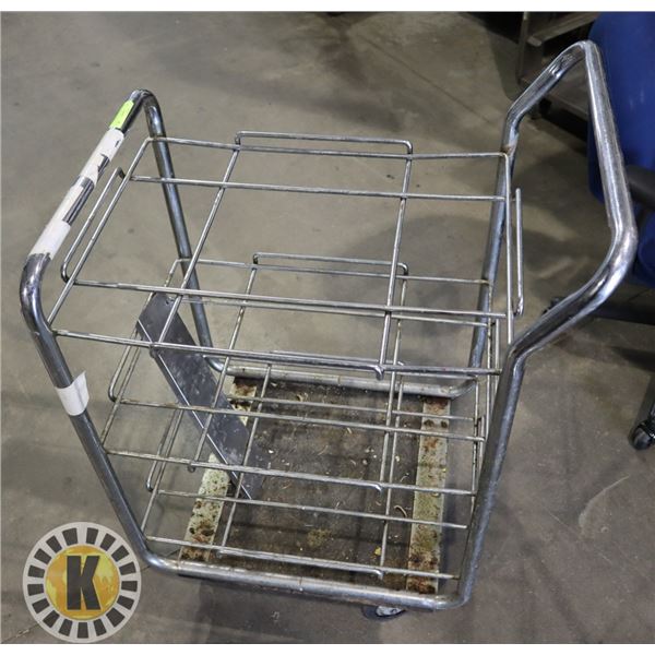SERVICE CART ON CASTERS APPROX. 29" WORKING HEIGHT