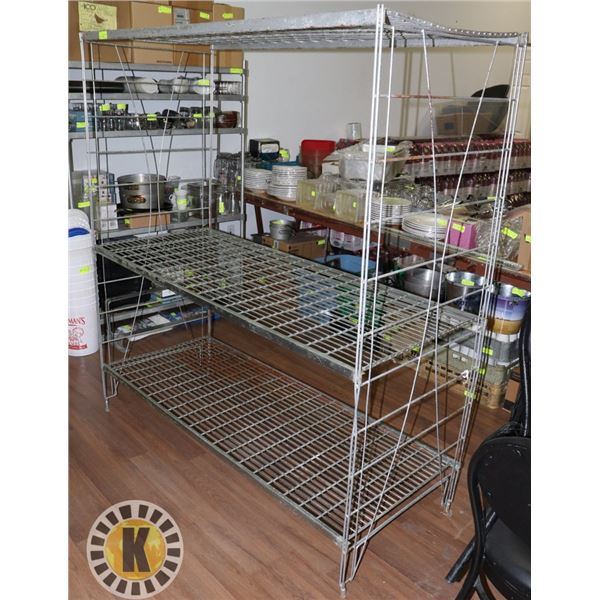 METAL SHELVING UNIT