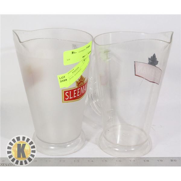 2 BEER JUGS- SLEEMAN
