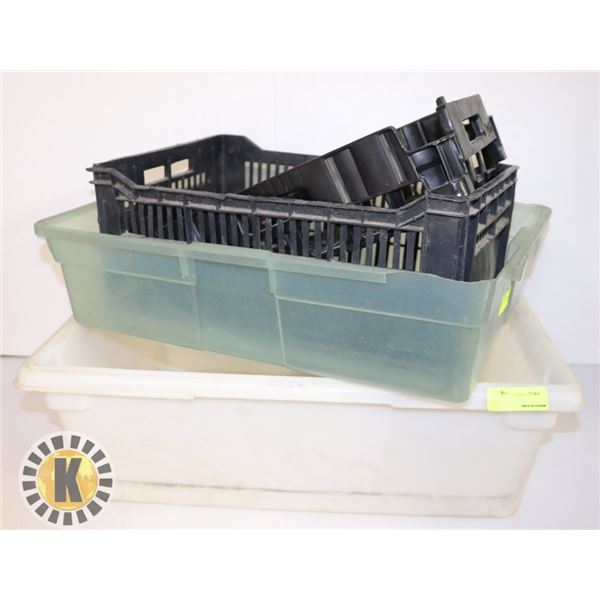 BUNDLE OF ASSORTED CONTAINERS/ TRAYS