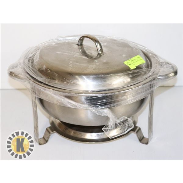 STAINLESS STEEL ROUND CHAFFING DISH /W LID