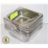 Image 1 : LOT OF 6 X 1/6 PAN STAINLESS STEEL INSERT 2” DEEP
