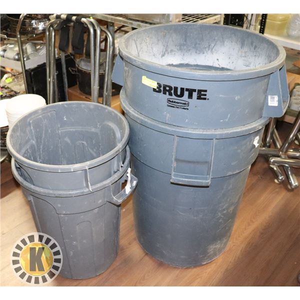 4 GARBAGE BINS