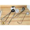 Image 1 : 6 VARIOUS LADLES- 1OZ, 2OZ, 4OZ