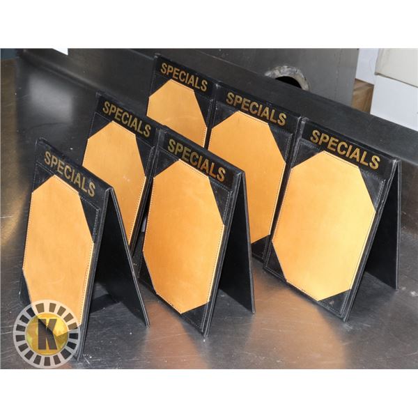 RESTAURANT TABLE TENT/ SPECIALS DISPLAY