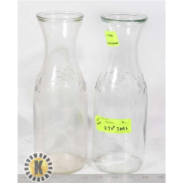 2 TIP JARS