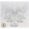 Image 1 : 6 SHORT STEM GOBLETS