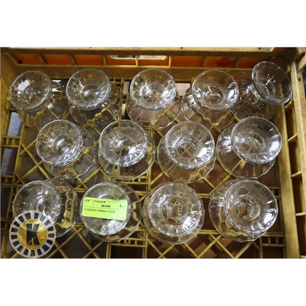13 DESERT DISHES- CLEAR