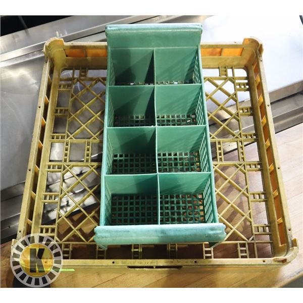 1 DISH WASHER RACK & 1 SMALL CUTLERIES RACK