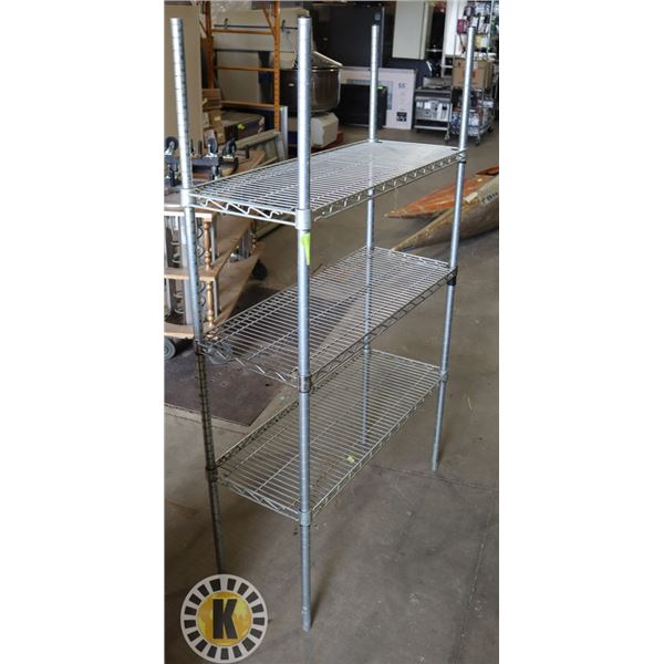 4 TIER METRO SHELVING RACK – ASSEMBLED