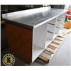 Image 3 : SS COUNTER /BASE & 4 CABINETS /W DISHRACK HOLDERS
